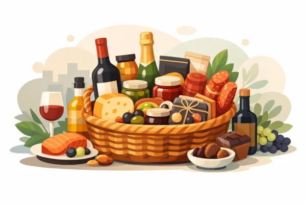 Ce conțin coșurile gourmet, de fapt?