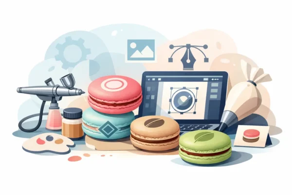 Ghid pentru macarons cu logo reușite