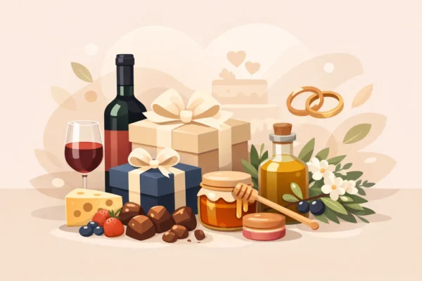 Cadouri gourmet pentru nuntă, cu bun gust