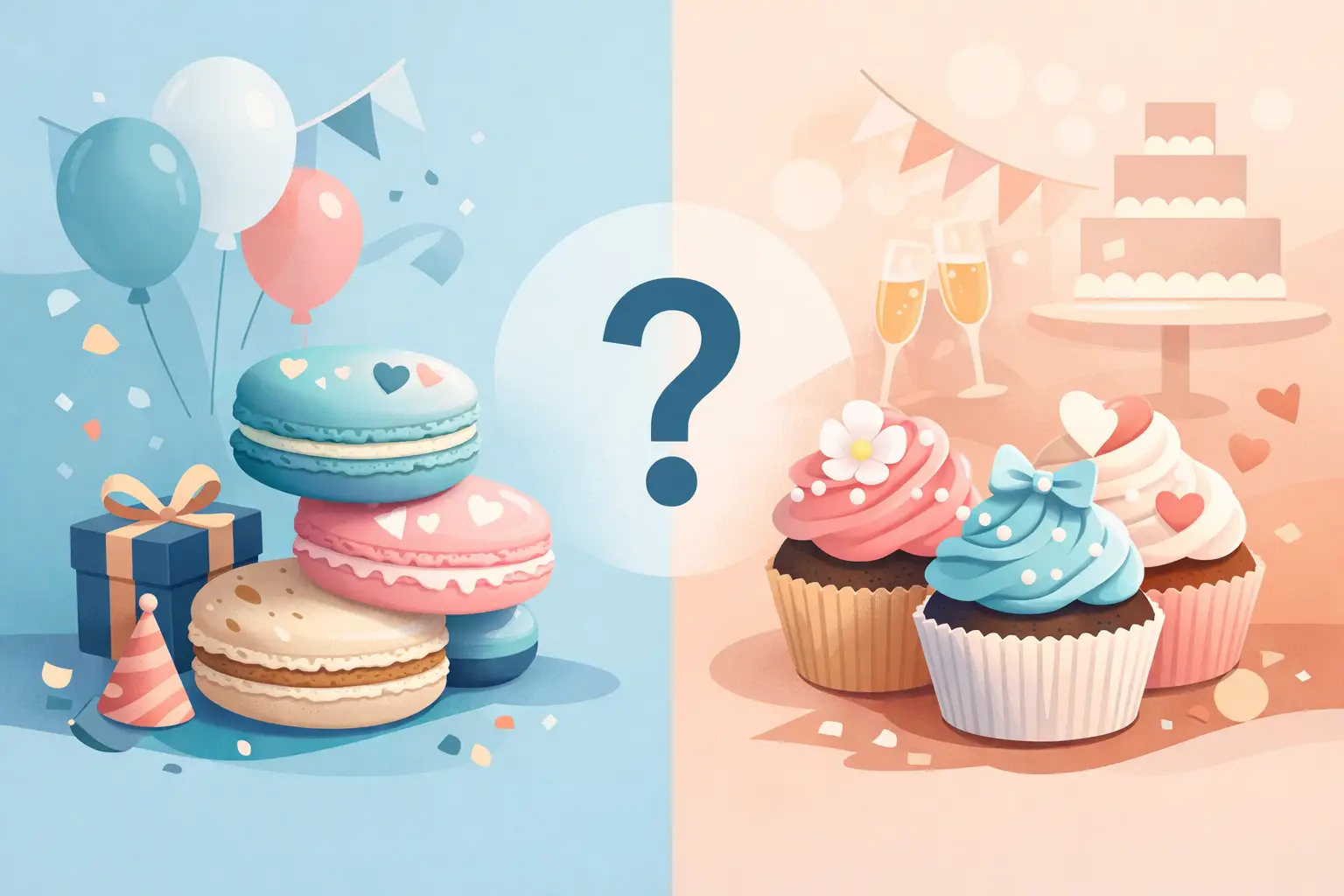 Macarons personalizați sau cupcakes pentru eveniment?