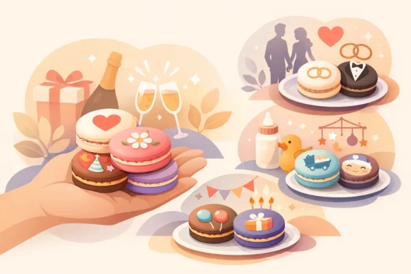 Ce mesaj pui pe macarons pentru fiecare ocazie
