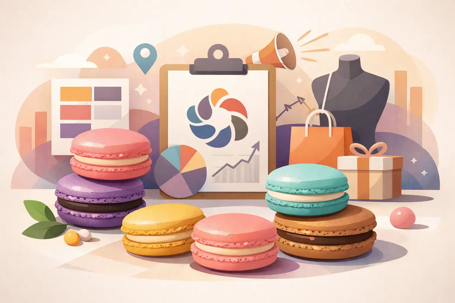 Ghid macarons pentru branding cu gust și stil