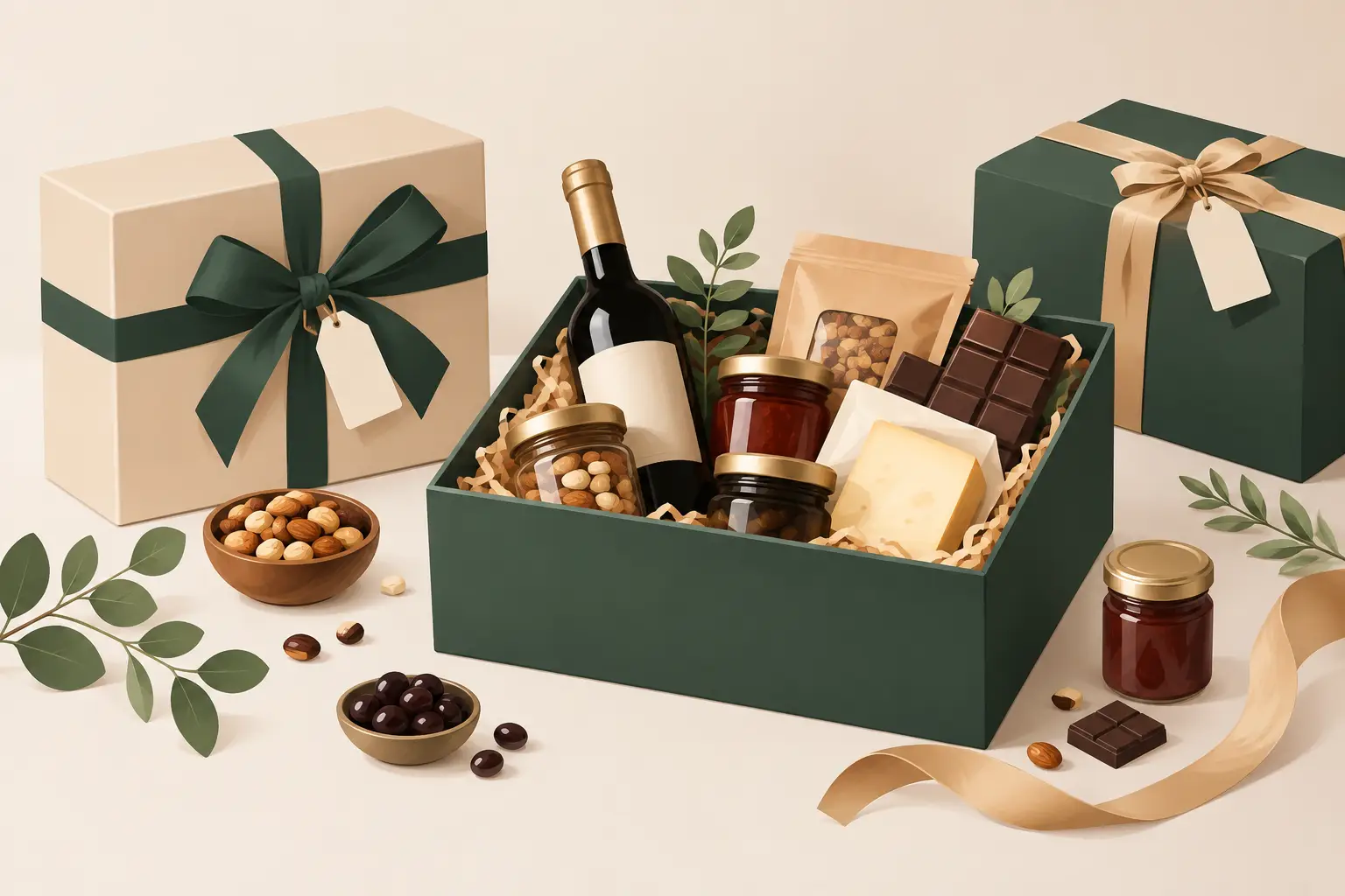 Ambalaje personalizate pentru cadouri gourmet