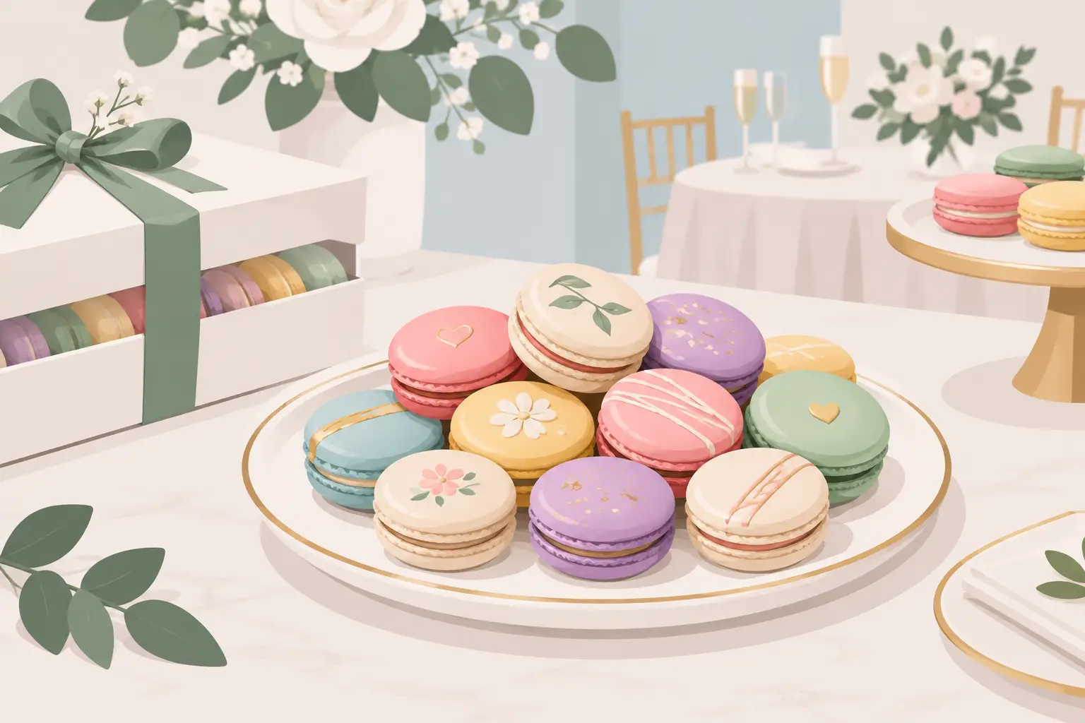 Se pot personaliza macarons pentru evenimente?